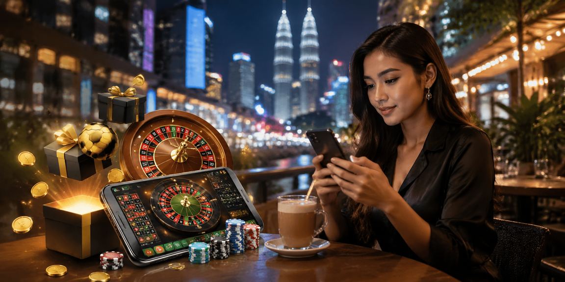 Antara muka pengguna halaman permainan Roulette bandaraya Kuala Lumpur