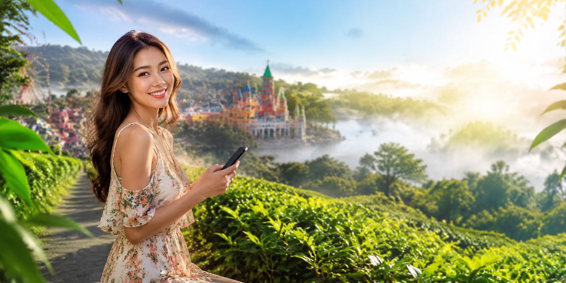 Meja Roulette bergaya Melayu di Malaysia dengan suasana malam penuh cahaya